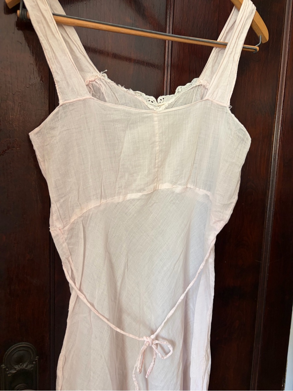 Vintage 100% Cotton Slip Dress - Picture 7 of 7